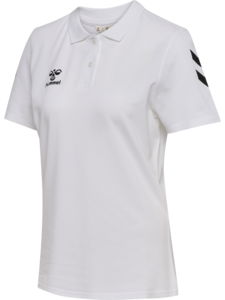 Hummel hmlGO 2.0 CHEVRON POLO WOMAN - WHITE
