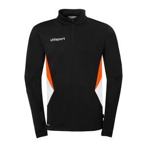 Uhlsport Equipe 29 1/4 Zip Top - schwarz/wei�/fluo orange