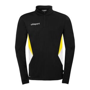 Uhlsport Equipe 29 1/4 Zip Top - schwarz/wei�/limonengelb