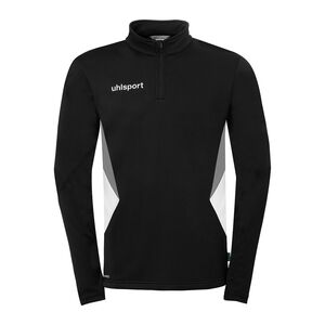 Uhlsport Equipe 29 1/4 Zip Top - schwarz/wei�/steingrau