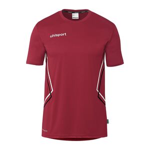 Uhlsport Equipe 29 Poly Shirt Kurzarm - bordeaux/schwarz/wei�