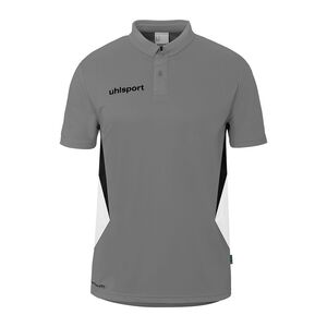 Uhlsport Equipe 29 Polo Shirt - steingrau/wei�/schwarz