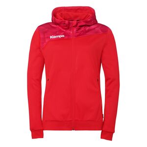 Kempa Athletics 29 Kapuzenjacke Damen - rot/chilirot