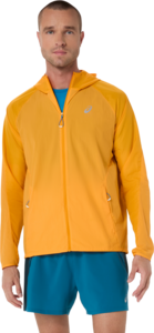 Asics Road Packable Jacket - yamabuki/aegean blue