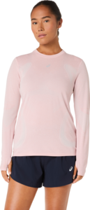 Asics Road Seamless Ls Top - morganite/dusty red