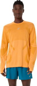 Asics Road Seamless Ls Top - yamabuki