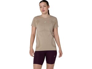 Asics Road Seamless Ss Top - greige