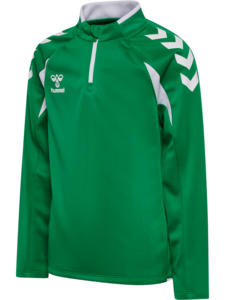 Hummel Hmlcore 2.0 Half Zip Kids - jelly bean/white