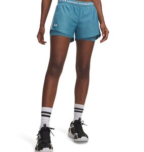 Under Armour  TECH PLAY UP 2IN1 SHORTS - BOUNDLESS BLUE