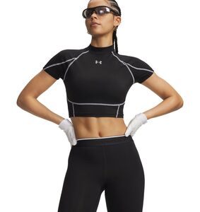Under Armour Heatgear Elite Crop Mck Ss - ultimate black