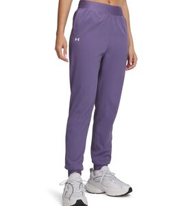 Under Armour Ua Rival Hi Rise Woven Pant - purple luxe