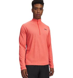 Under Armour Ua Tech Textured 1/2 Zip - venom red