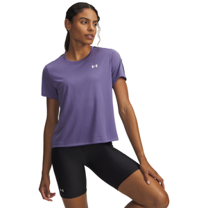Under Armour Ua Tech Wm Tape Ss - purple luxe