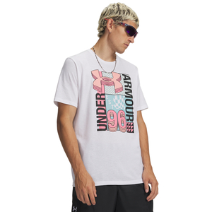 Under Armour Ua M Logo Collage Ss - white