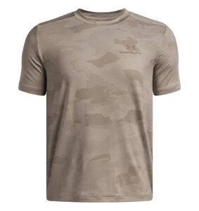 Under Armour Ua Vanish Printed Ss - timberwolf taupe