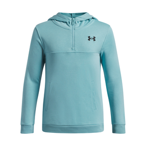 Under Armour Ua Rival Lw 1/4 Zip Hoodie - blue haze