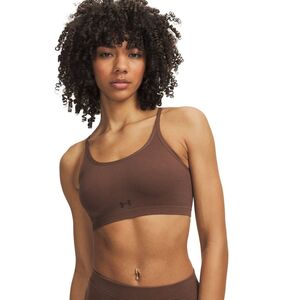 Under Armour Seamless Cotton Low Bra - incense brown