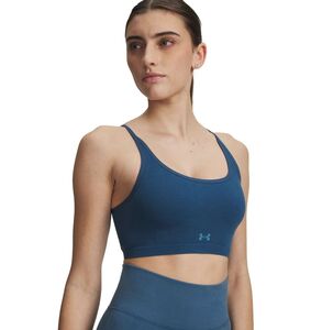 Under Armour Seamless Cotton Low Bra - wham blue