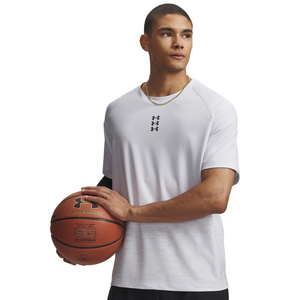 Under Armour Ua Hoops Ss Shooting Shirt - halo gray