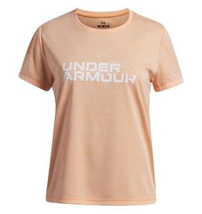Under Armour Ua Tech Twist Wdmk Logo Ss - orange bloc