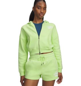 Under Armour Ua Icon Fleece Nov Fz - lumos lime