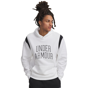 Under Armour Ua Rival Fleece Nov Hoodie - white