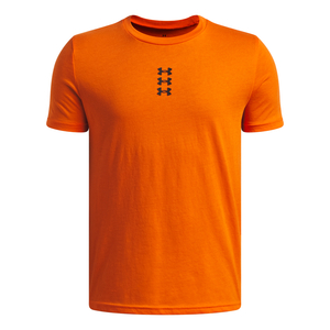 Under Armour Ua B Hoops Triple Logo Ss - team orange