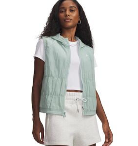 Under Armour Ua Rival Woven Ruched Vest - enamel blue