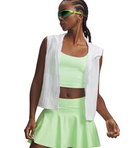 Under Armour Ua Rival Woven Ruched Vest - white