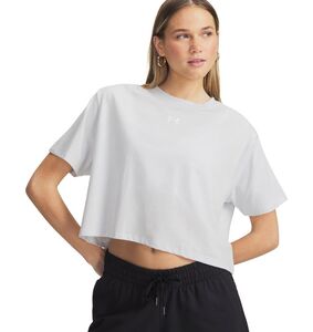 Under Armour Ua Rival Boxy Tee Solid - distant gray medium heather