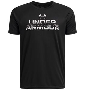 Under Armour Ua Tech Split Wordmark Ss - black