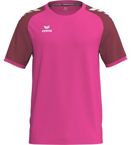 Erima Wings Jersey Shortsleeve - pink glo/bordeaux