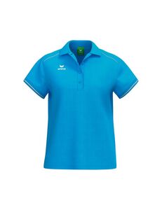 Erima Cmpt Poloshirt - curacao/white