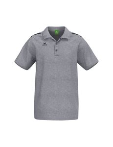 Erima Cmpt 3 Wings Poloshirt - grey-melange/black