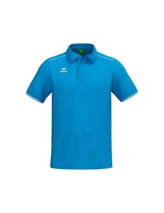 Erima Cmpt Poloshirt - curacao/white