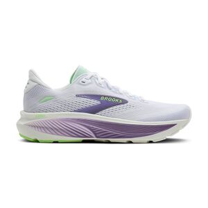 Brooks Ghost 18 - white/purple hebe/green