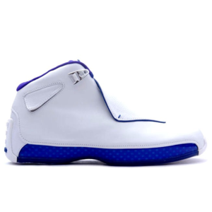 Nike Air Jordan 18 Retro Sneaker Schuhe RARITÄT 2018 weiß/blau/silber AA2494-106
