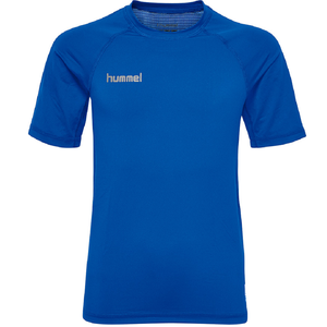 Hummel First Perfection SS Jersey Kids Funktionsshirt Kompressionsshirt Shirt blau 103729-7045
