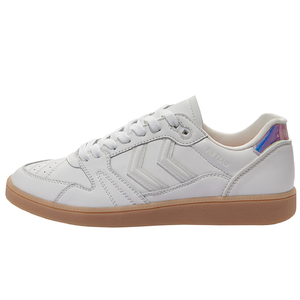 Hummel HB Team Snow Blind Leather Indoor Schuhe Sneaker wei 201682-9001