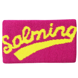 Salming Wristband Long Schweiband Armband 14cm pink/gelb 1184841-5151