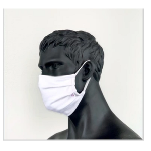DressGuard Mund-Nasen-Bedeckung Maske Behelfsmaske Alltagsmaske Stoffmaske mit Nasenbgel weiss