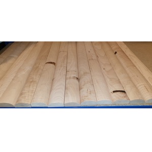 1 Stck Bosnischer Ahorn Massivholz Stab Leiste abgerundet ca. 46x4x1,5cm Holzabschnitte Bastelholz Hlzer 