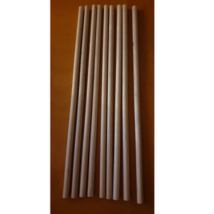 64 St�ck Wei�buche Massivholz Rundstab ca. 400mm lang und 11mm Durchmesser Hainbuche Bastelholz H�lzer 