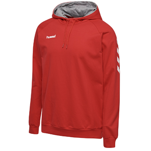 Hummel Go Kids Cotton Hoodie Pullover rot/wei� 203509-3062