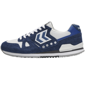 Hummel Marathona Suede Sneaker Schuhe blau/wei 212978-7839