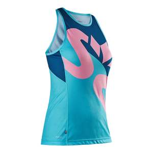 Salming Race Air Tank Top Shirt Laufshirt blau/pink 1270708-0351
