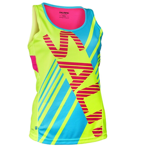 Salming Race Singlet Top Shirt gelb/pink/blau 1278326-0909