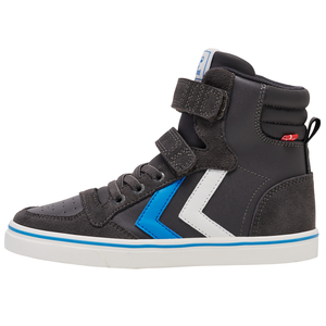 Hummel Slimmer Stadil High Jr Sneaker Schuhe grau/blau//wei 212074-2846