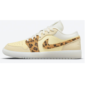 Nike Air Jordan 1 One Low SNKRS Day Sneaker Schuhe weiss/gelb/leo DN6998-700 Special Edition