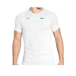 Nike AeroReact Rafa Rafael Nadal Court Tennis Trikot T-Shirt weiss/grn CI9152-100